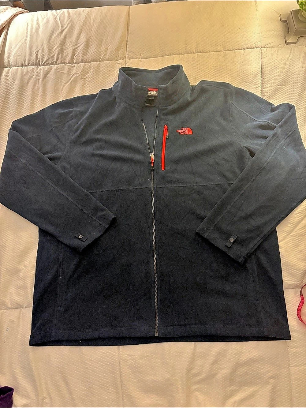 The North Face Men's Skyline Full-Zip Fleece Jacket Navy XXL